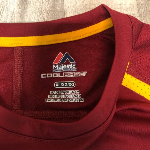 Majestic Redskins Cool Base Redskins Jersey - Picture 2 of 3